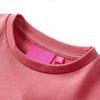 Sweat-shirt enfants bloc de couleurs rose et henné 5 dimensions disponibles