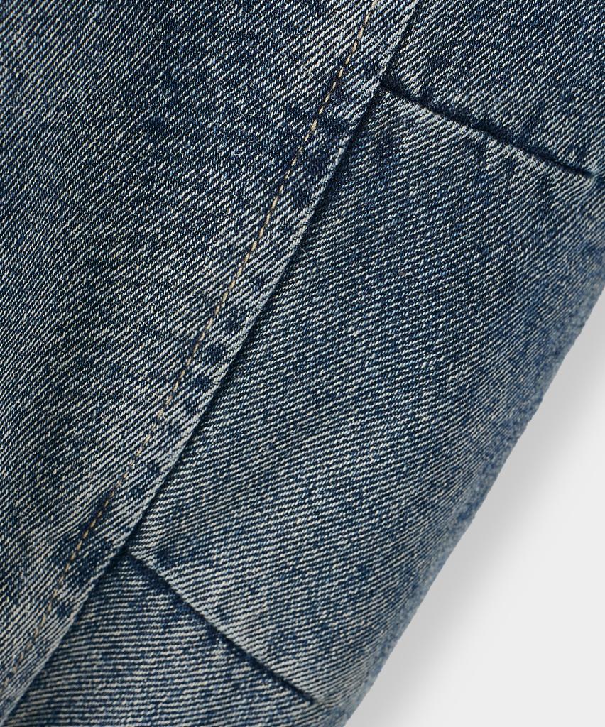 Dimitri Black 2Way Detroit Padded Jacket_Denim Dust Indigo