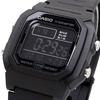 Casio CASIO Standard Digital Men's Watch W-800H-1BV Black Inverted LCD Overseas Model