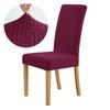 Thick Elastic Dining Chair Cover Dustproof Slipcover For Kitchen Hotel Wedding Banquet