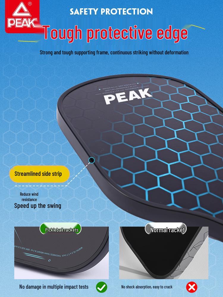 PEAK Pique Professional Training Racket - Beginner & Pro Competition Model, Full Set