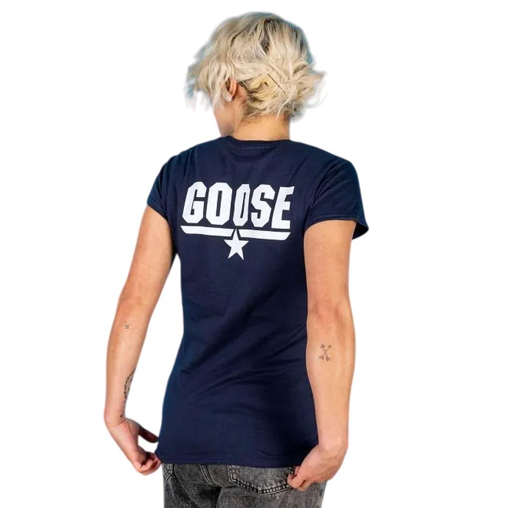 Top Gun Womens/Ladies Goose Back Print Fitted T-Shirt