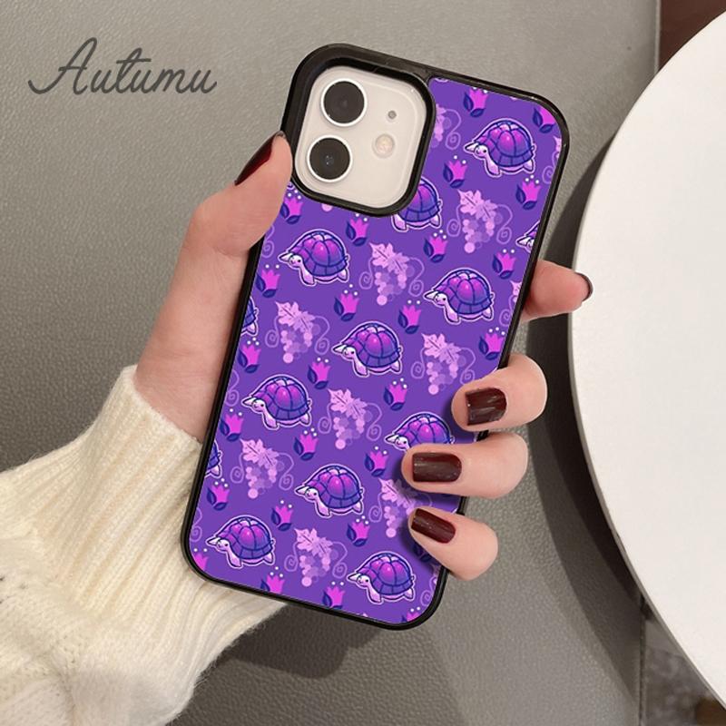 Cute Sea Turtle Phone Case for iPhone 11 12 13 14 Pro Max Mini X XR XS SE 2020 5 6S 7 8 Plus Samsung Galaxy S21 S22 Cover Shell