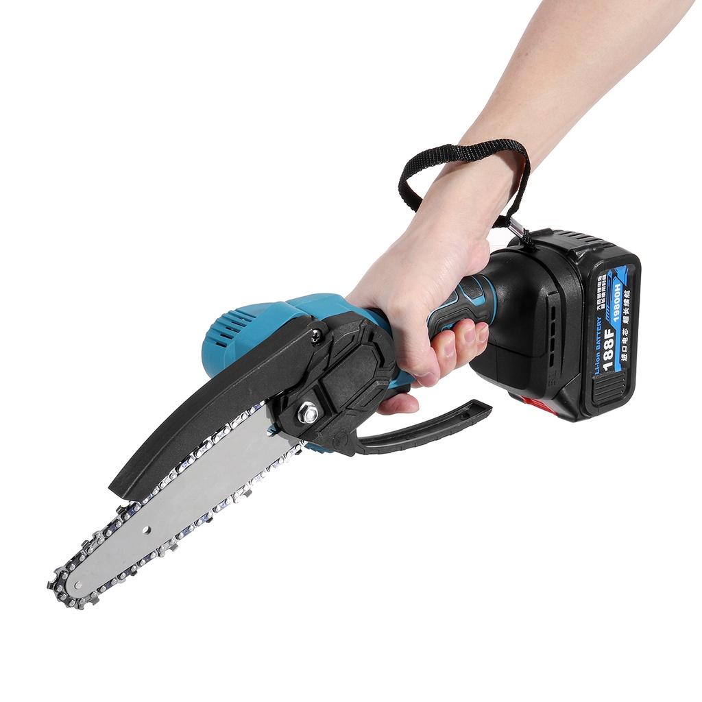 6 Inch Brushless Garden Tool with 19800H Battery Mini Electric Chain Saw Cordless Woodworking Pruning Chainsaw