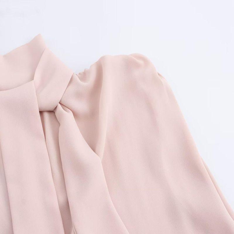 Kaslead New Arrival Women's Clothing Fashion Style Stylish Simple and Versatile Bows Sleeveless Tops 9079342