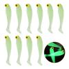 Night Fishing Luminous Artificial Silicone Bait Wobbler Swimbaits Luminous Fishing Lure Worm