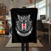 1PC Besiktas Gymnastics Club Patterned Flannel Blanket Suitable For All Seasons for Home Decor Warmth and Comfort Gifts Holiday Present