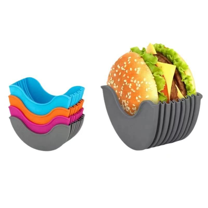 Cross-Border Contactless Hamburger Holder Tray