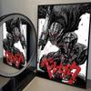 Anime B-Berserk Poster High Quality Print Home Decor Wall Art Mural Room Bar Decoration