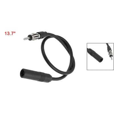 Autoradio-Antennen-Verlängerungskabel, 35 cm, 13 Zoll, Auto-FM-AM-Radio, Autoantennen-Verlängerungskabel, Kabel, DIN-Stecker, Koaxialkabel