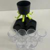 Hexagonal Liquor Dispenser Plastic Shot Glass Dispenser Alcohol Wine Dispenser for Parties