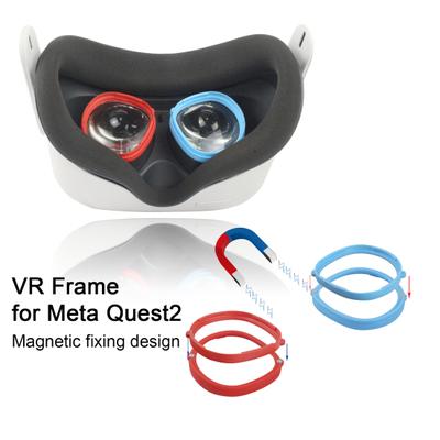 Magnetisk Brillestel Hurtig Afmontering VR Linsindsatser Beskyt Display Øjne Stabil Holdning VR Brillestel til Meta Quest2