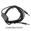 Durability 3.5mm Audios Cable for G433 G233 GPRO X Headphones Extension Cord Braide Nylon Design Reliable Connecting