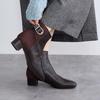 HIMIKO / Himiko / Side Buckle Short Boots / 641407D Brown 240