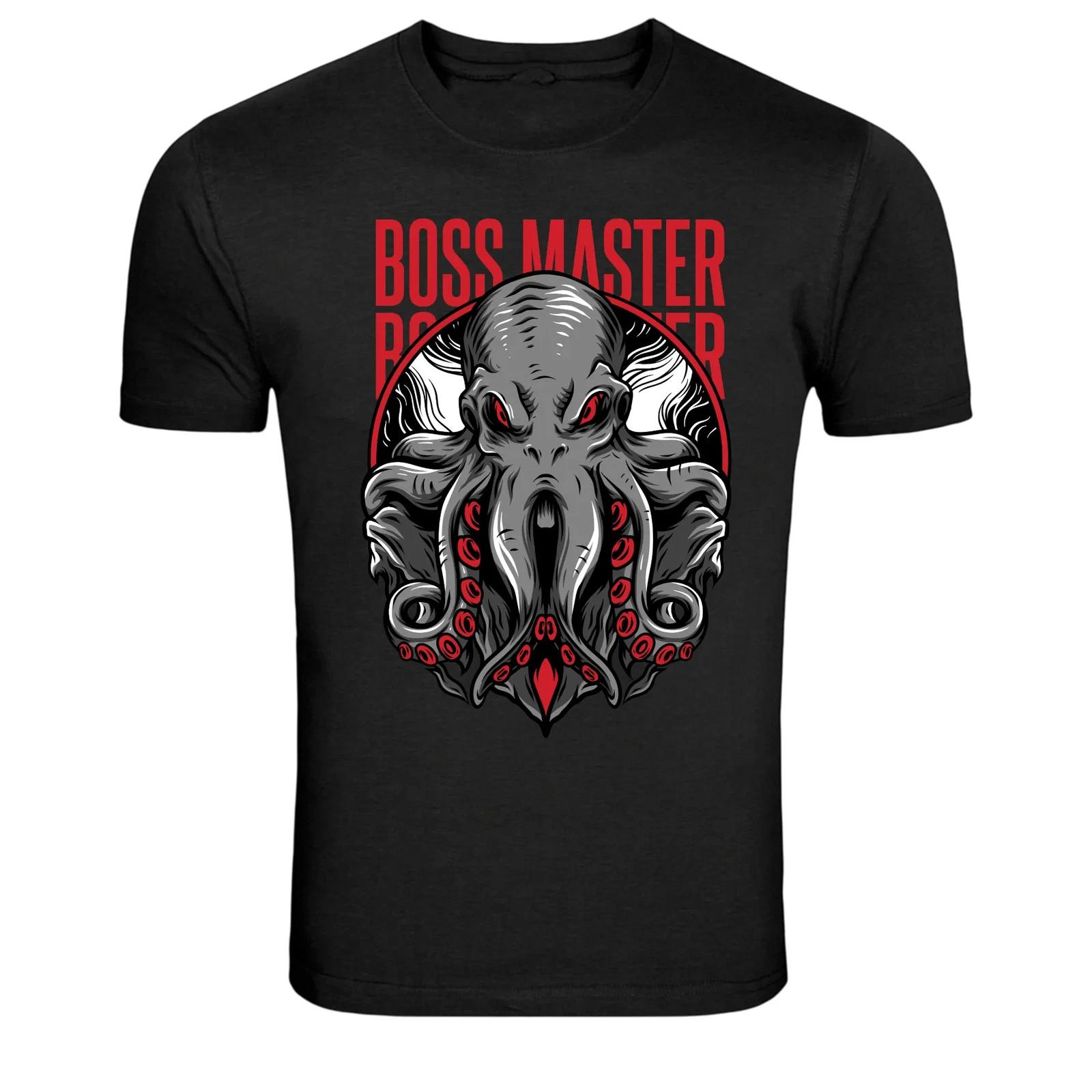 Boss Master Cthulhu Monster Graphic T-Shirt XL