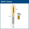 HSS Titanium Coating Screw Tap Drill Bit M2 M2.5 M3 M3.5 M4 M5 M6 M8 M10 M12 Metric Straight Flute Thread Tap Hand Tools Thread Lock3