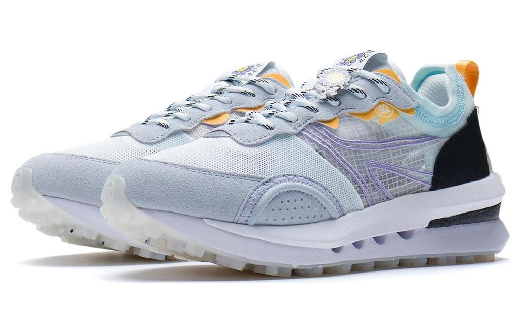 Li Ning Square And Round V2 Casual Shoes Women's Low Top Standard White/Dawn Gray/Black AGCS026-1