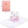 Carte pop-up Gâteau d'anniversaire musical 3D avec lumières colorées et enregistrement