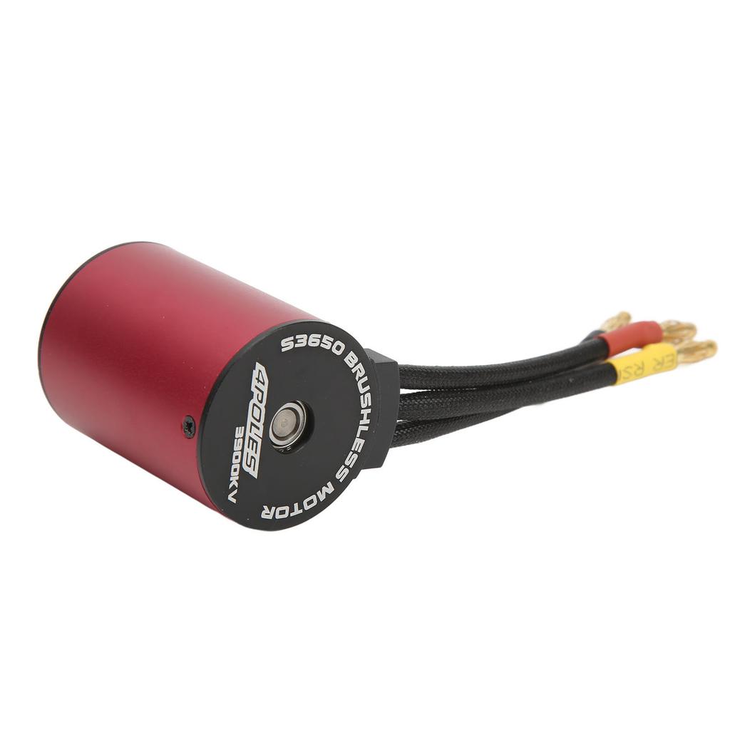 S3650 3900KV Waterproof Brushless Motor 60A Brushless ESC T Plug Male Motor Cooling Fan Set for 1/10 RC Car Upgrade Part