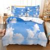 Ropa De Cama River Water Love Clouds Soft with Soft Fabric Duvet Cover Set 10% High Quality Super Soft Comfortable Bed Linens Set 2/3pcs Dropship
