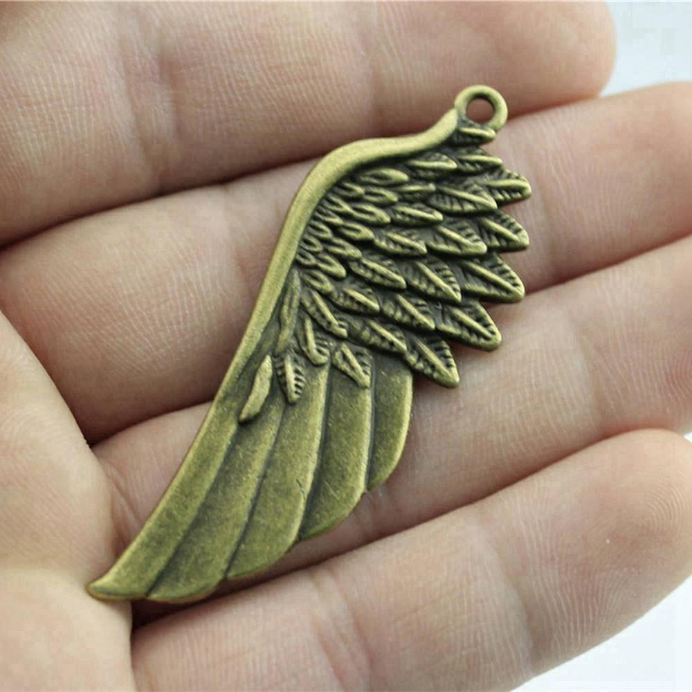 Φτερά Μενταγιόν Γούρια Ανδρικά Κοσμήματα Μαζική Αξιολάτρευτα Στολίδια