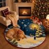 Santa Claus Christmas Rug 2D Flat Printed Christmas Doormat New Year Xmas Home Decor  Outdoor
