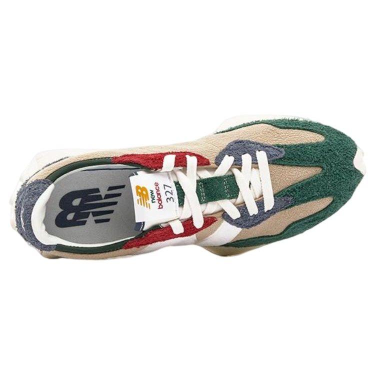 New Balance 327 Golden Hour Nightwatch Green Unisex Sneakers Cream MS327FH