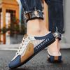 Herren Halbschuhe Mode Outdoor Freizeitschuhe für Herren Walking Flats Weiche Sohle Unterstützung Slipper Mesh Atmungsaktiv Slip-On Loafer
