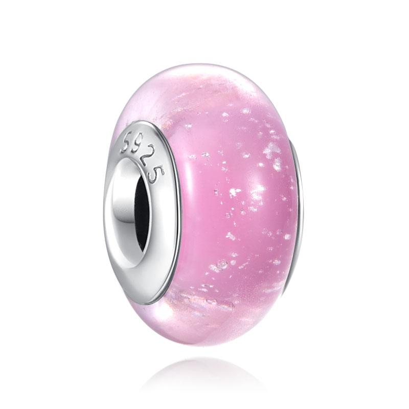 New Glass Pendant Rainbow Beads, Suitable Ideal for European Original Bracelets, Accessory Make your own Accessoriesy Clip Elegant Fashion Beautiful