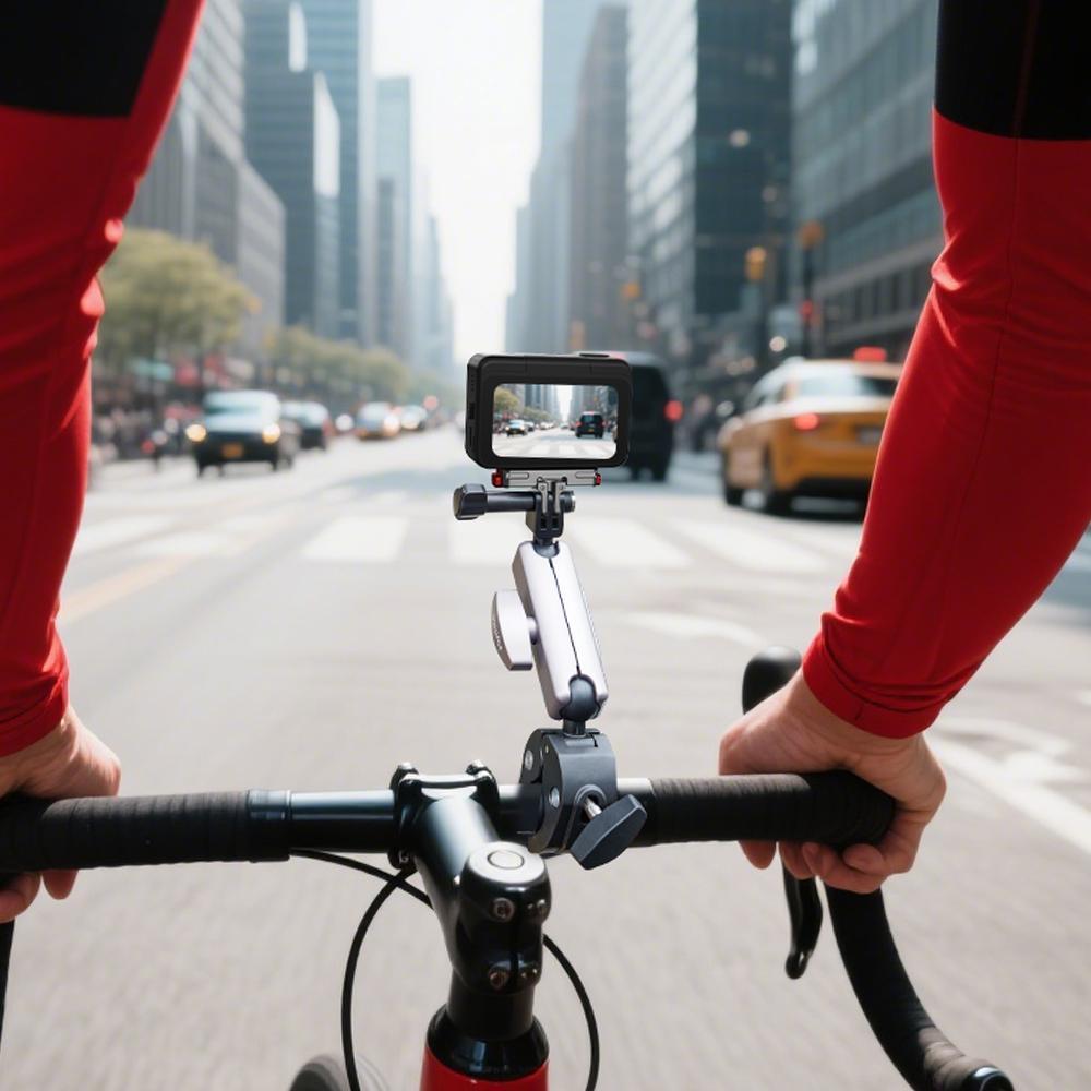 Magnetic Quick Release Base + Aluminum Alloy Extension Mount for Insta360 Go Ultra - Solve Camera Shaking & Hard Installation