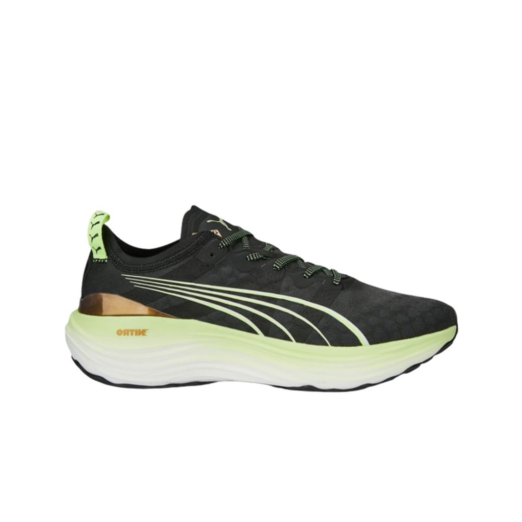 Puma ForeverRun Nitro Schwarz Hellmint Herren Sneakers 377757-07