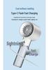 2026 Turbocharged Handheld USB Rechargeable Fan with Stepless Speed Control and Large Airflow