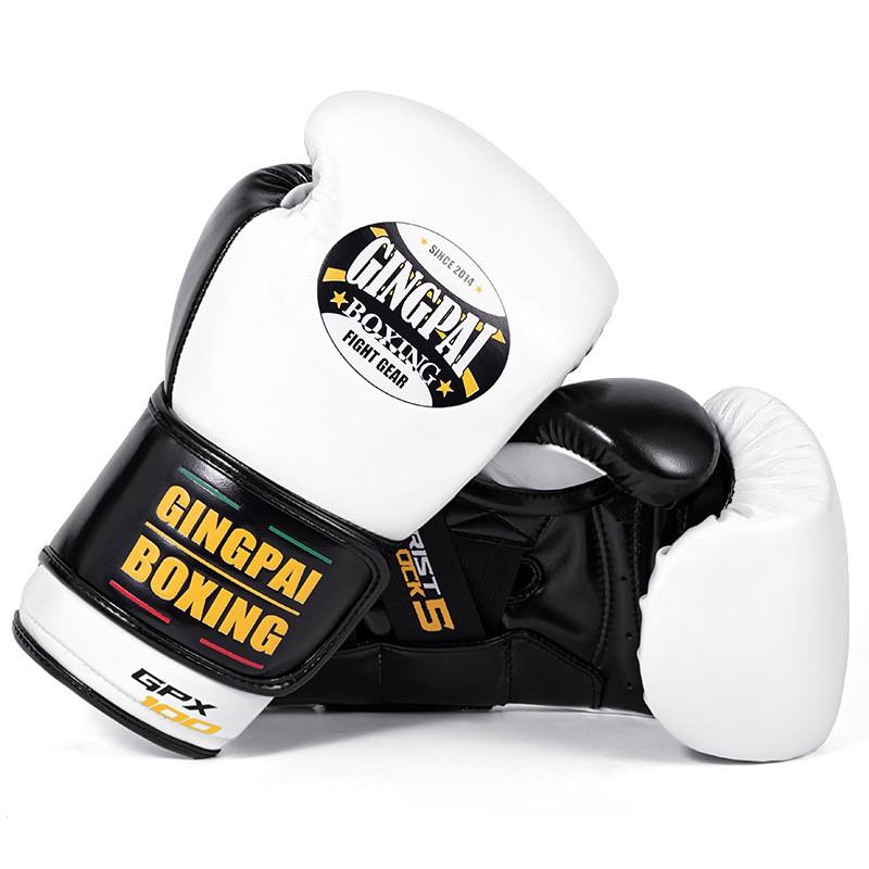 Professional Boxing Gloves Adults Men Women MMA Muay Thai Sanda Combat Training Fight Gear 10oz 12oz 14oz 16oz