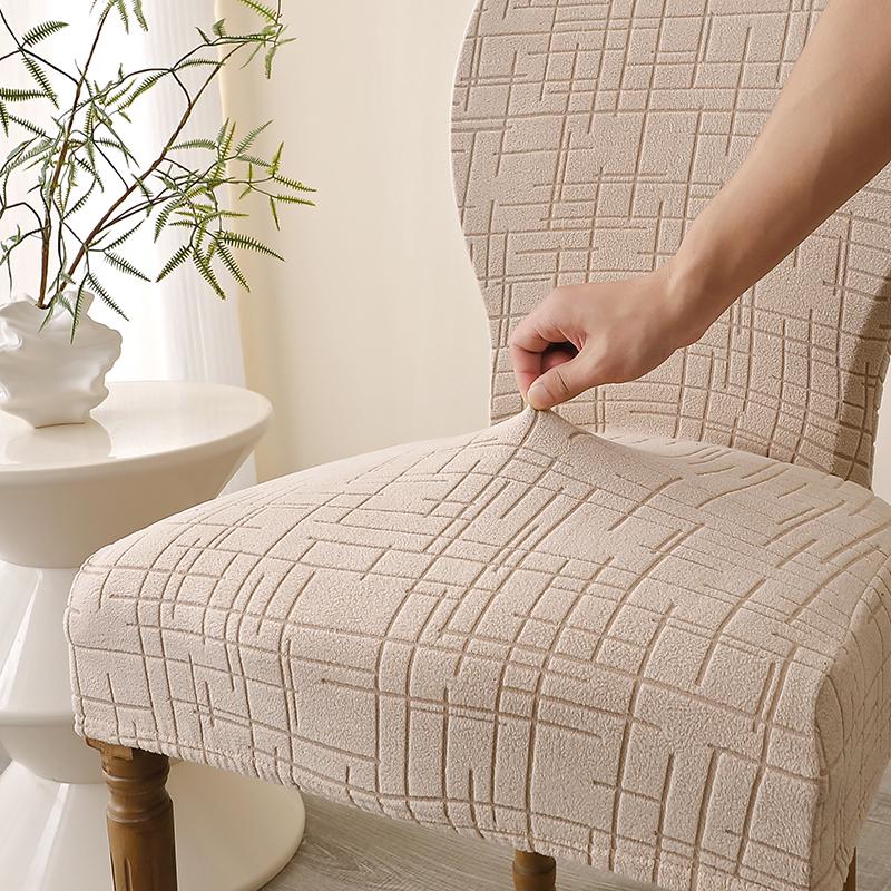 Jacquard Chair Cover Removable Stretch Chair Protector Dining Room Spandex Case Wedding Banquet Office Chairs Housse De Chaise