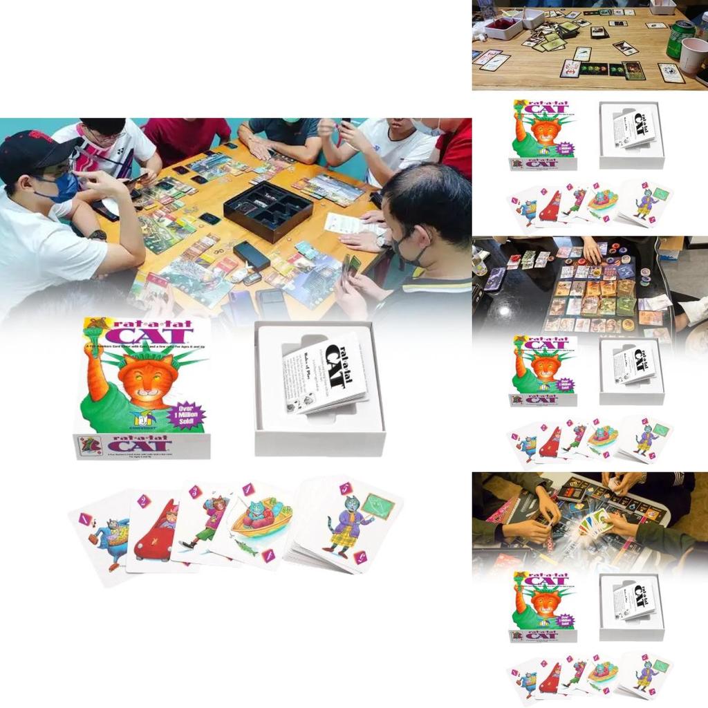 Rat A Tat Cat Card Game For Family Fun Gathering Play Props Toy