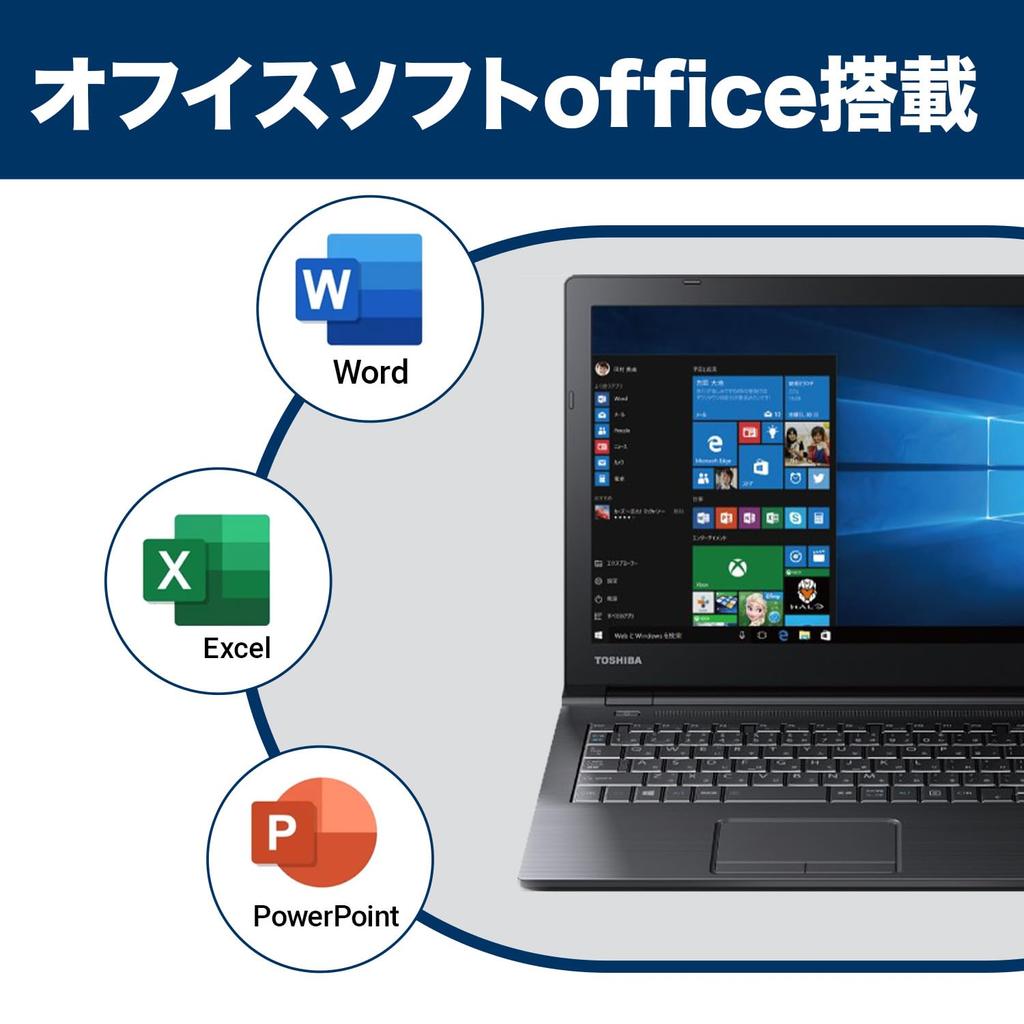 Used Toshiba dynabook Laptop with 7th Generation Core 16GB 512GB Windows Numeric Office USB and Mouse Included 512GB B65/B55 Built-in Webcam, i5, RAM,