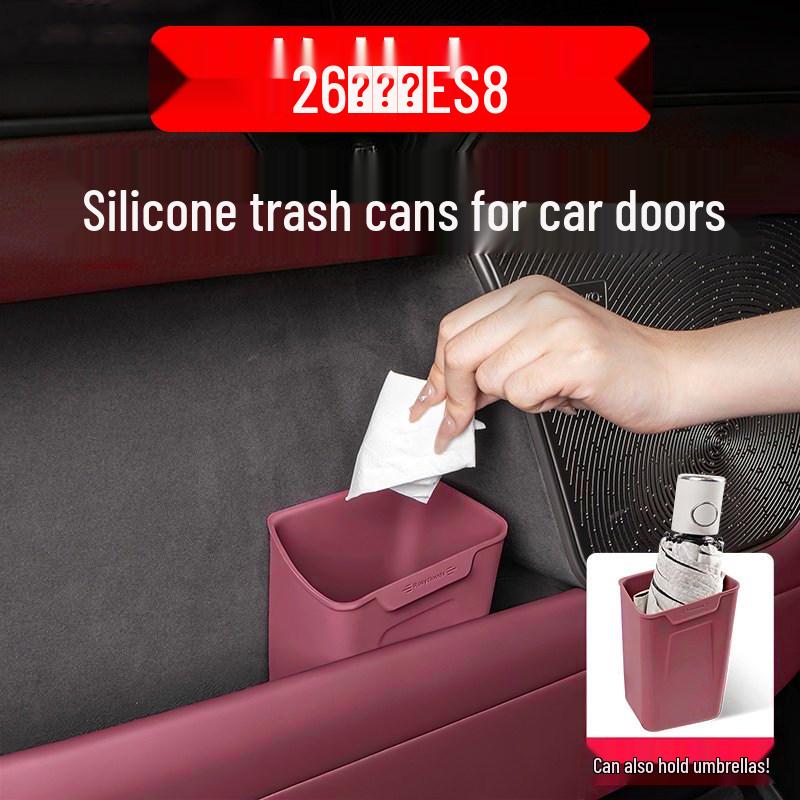 Nio ES8 Car Door Trash Can & Cup Holder - Fits 26 Models