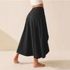 Women's Solid Color High Waist Temperament Elegant Slit Long Skirt Fashionable Slim Popular Skirt