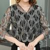 Camicia cardigan corta estiva con protezione solare e scialle in pizzo sottile J200