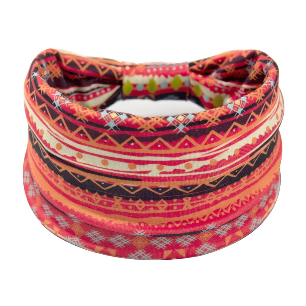 Bohemian Cashew Yoga Übung Stirnband Anti Schweiß und Feuchtigkeit Absorbieren Elastische Baumwolle Stirnband Knoten Stirnband