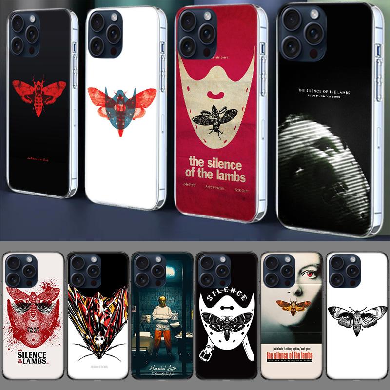Hot Movie The Silence of the Lambs Clear Phone Case For Iphone 17 Air 16 Pro Max 15 Pro 14 Plus 17E 16E 11 13 12 Mini Cover Case