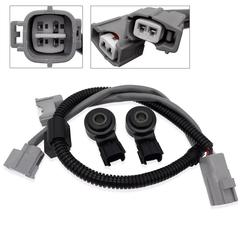 1 Set Engine Knock Sensor & Harness Wire For Toyota Tundra 4.0L 4.7L 5.7L 2005-2009 Sienna 2.7L 3.3L 3.5L 2004-2012 82219-08010