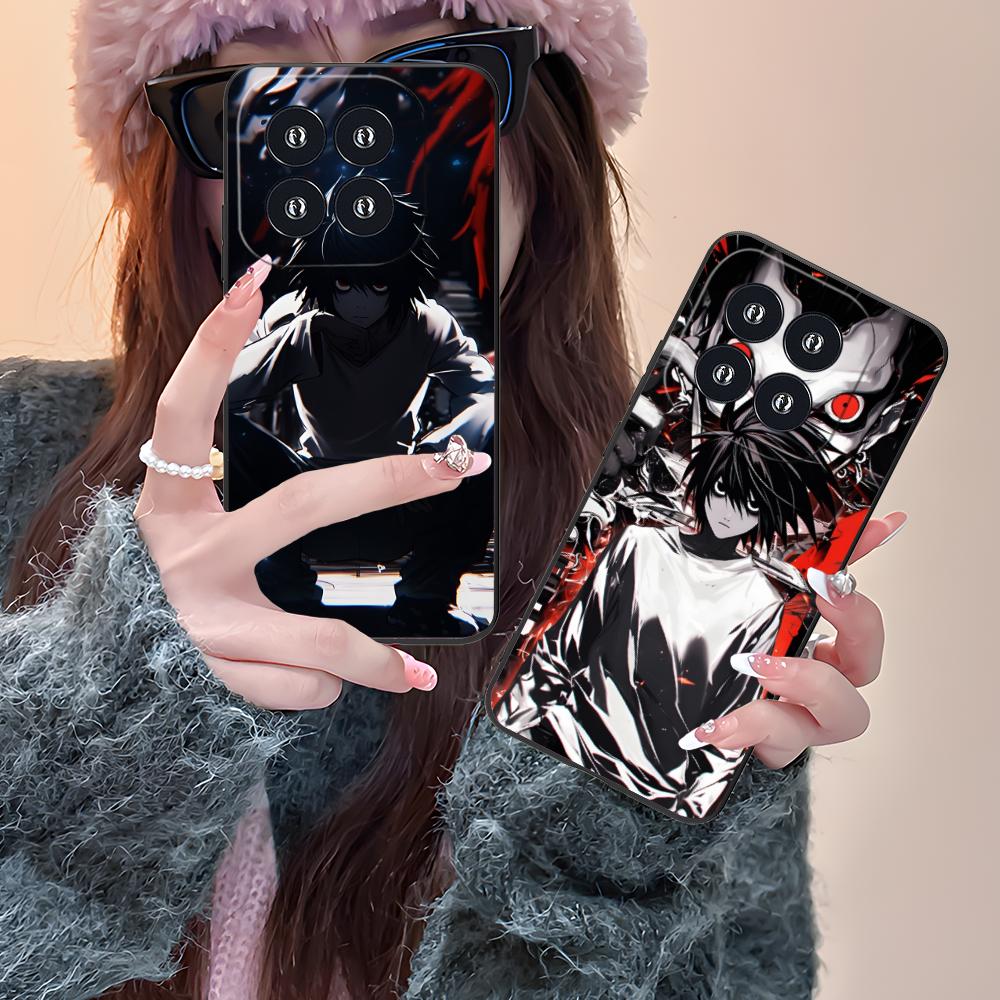 Death Note L Lawliet Mobile Phone Case for Xiaomi 15 14 13 12 Mi 11 T Ultra Lite Pro S X 5G Colorful Printing Cover Cover Pretty