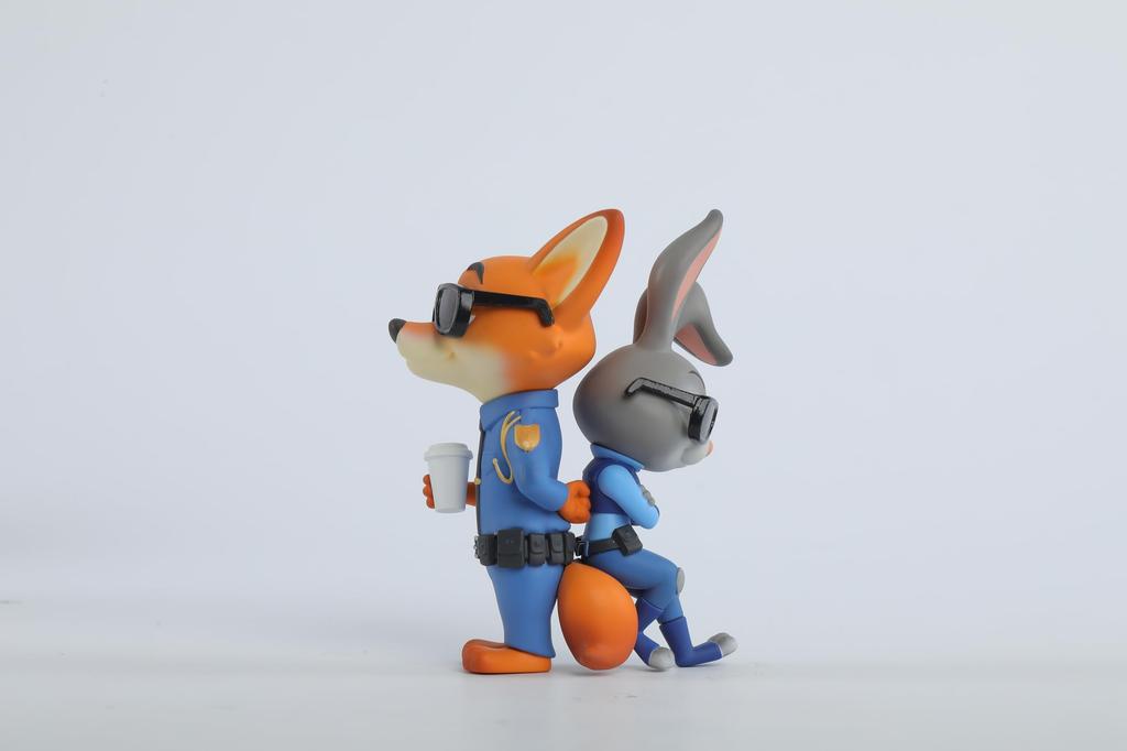 52TOYS BLINDBOX Zootopia Best Partners PVC ABS Trading Box of 6 & Figures,