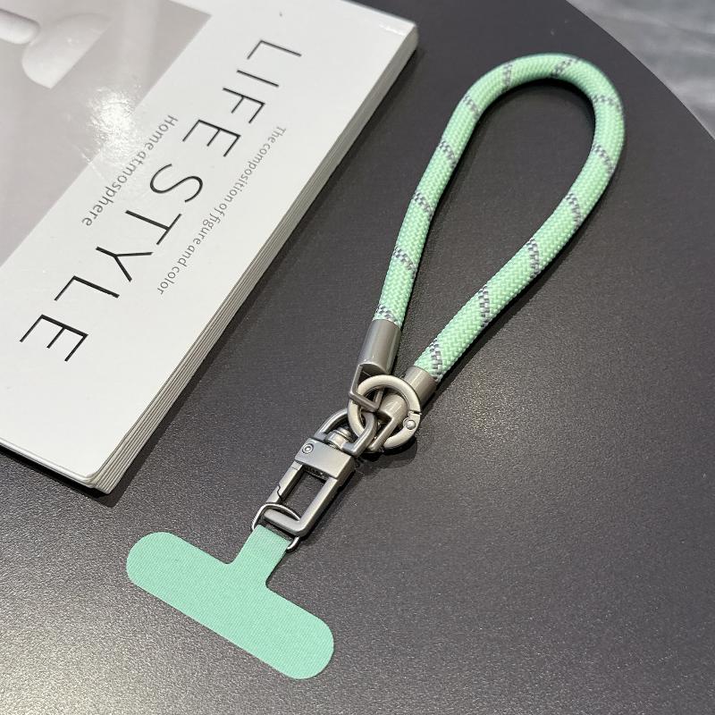 Portable Mobile Phone Hand Wrist Straps Nylon Colorful Anti-Fall Lanyard With Gasket Detachable Cellphone Hanging Cord