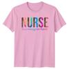 Nurse Love Inspire Heal Leopard TShirt Nursing Job Tee