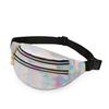 New Arrival Pu Leather Geometric Pattern Chest Bags For Girls Boys Laser Water-Repellent Sports Waist Pack Pocket Crossbody Bags