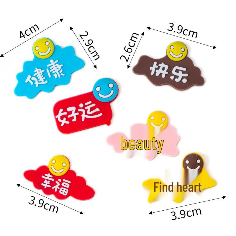 Soft Clay Mahjong Cake Decoration Ornament - Birthday Insert Card for Dessert Table Plug-in.