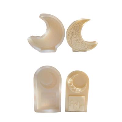Arched Door Silicone Candle Molds Moon Shaped Silicone Candle Molds Soap Silicone Molds for Candle Soap Home Decoration
