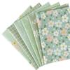 Floral Print Fabric Perfect for and Other Stylish Crafts 6-Piece Set, Patchwork, Crafts,